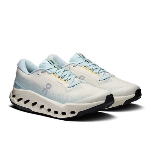 On Running Women's Cloudsurfer Trail 2 Waterproof Shoes - Grain / Brook - Just For Sports