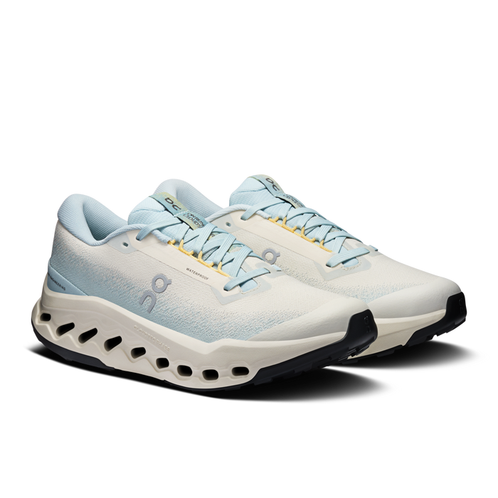 On Running Women's Cloudsurfer Trail 2 Waterproof Shoes - Grain / Brook
