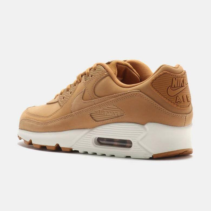 Nike Men's Air Max 90 Premium Shoes - Flax / Sail