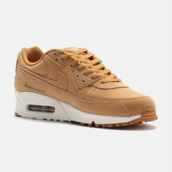 Nike Men's Air Max 90 Premium Shoes - Flax / Sail