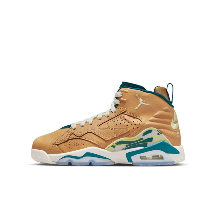 Nike Kid's Jordan Jumpman MVP Shoes - Twine Geode / Teal Green