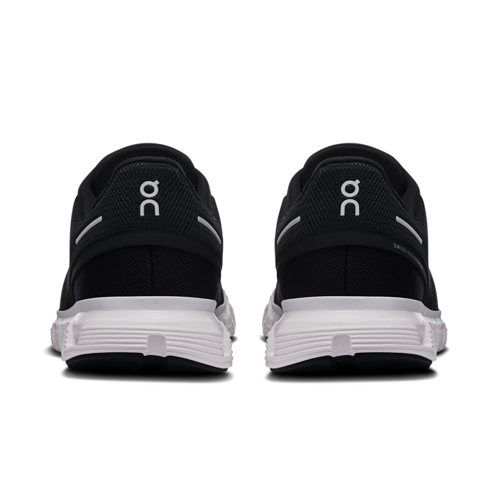 On Running Women's Cloud 6 Wide Shoes - Black / White - Just For Sports