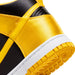 Nike Women's Dunk High Satin Goldenrod Shoes - Black / Varsity Maize / White - Just For Sports