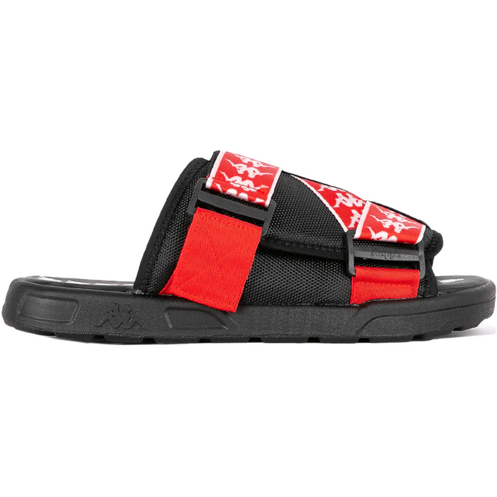 Kappa 222 Banda Mitel 1 Sandals - Black / Red / White