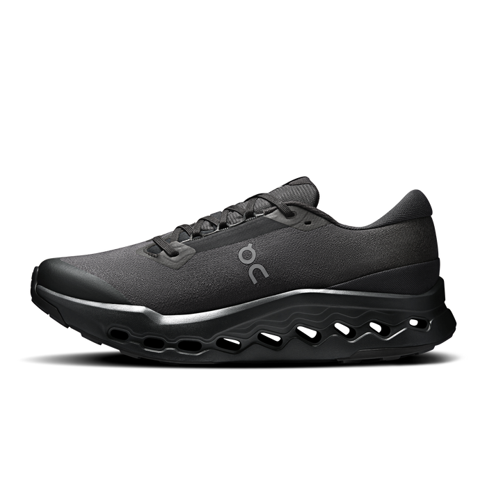 On Running Men's Cloudsurfer Trail 2 Waterproof Shoes - Black / Black - Just For Sports
