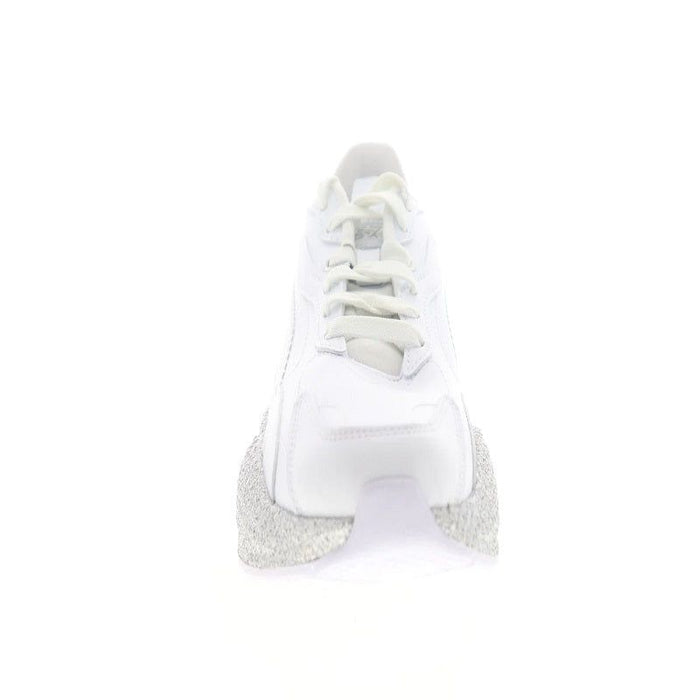 Puma RS-X3 Glitz 37264701 Womens White Leather Low Top Lifestyle Sneakers Shoes
