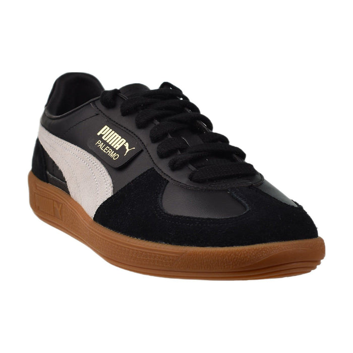 Puma Men's Palermo Leather Shoes - Black Feather / Grey Gum