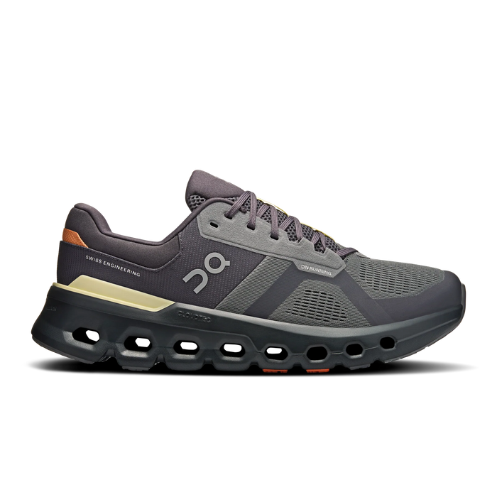 On Running Men's Cloudrunner 2 Shoes - Rock / Tangerine - Just For Sports