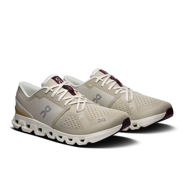 On Running Men's Cloud X 4 Shoes - Pelican / Ice