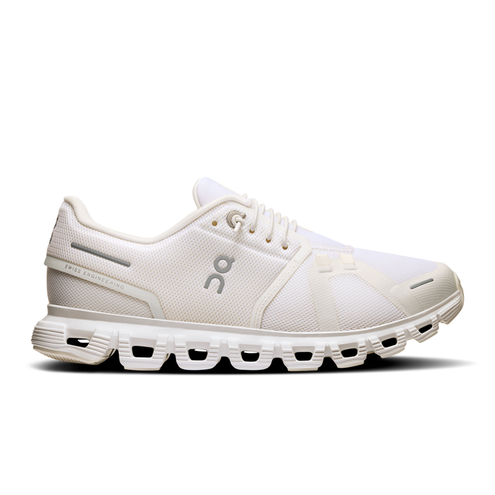 On Running Women's Cloud 6 Wide Shoes - White / White - Just For Sports