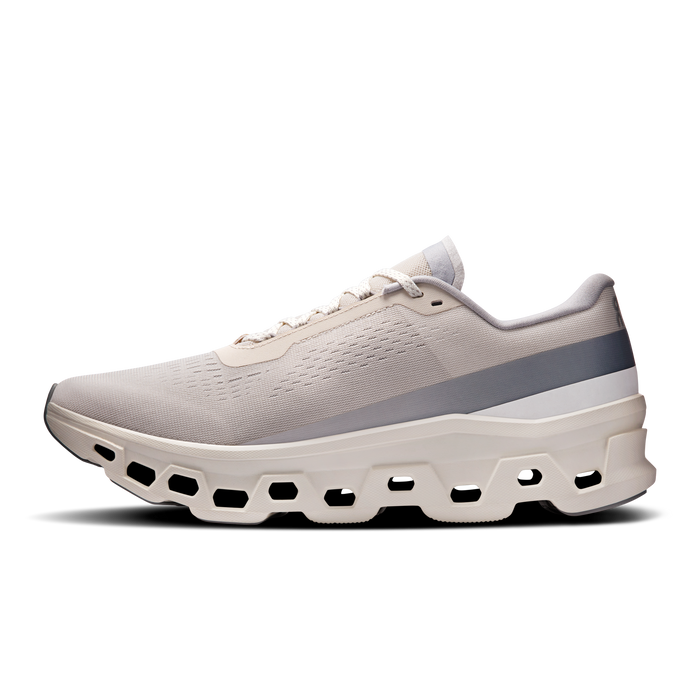 On Running Men's Cloudmonster 1 Shoes - Pearl / Ivory - Just For Sports