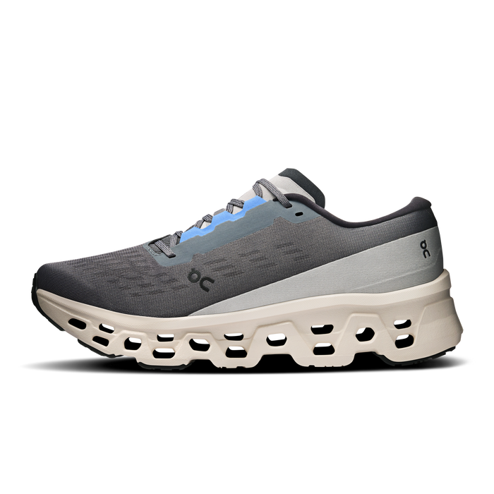 On Running Men's Cloudmonster 3 Shoes - Rock / Silver