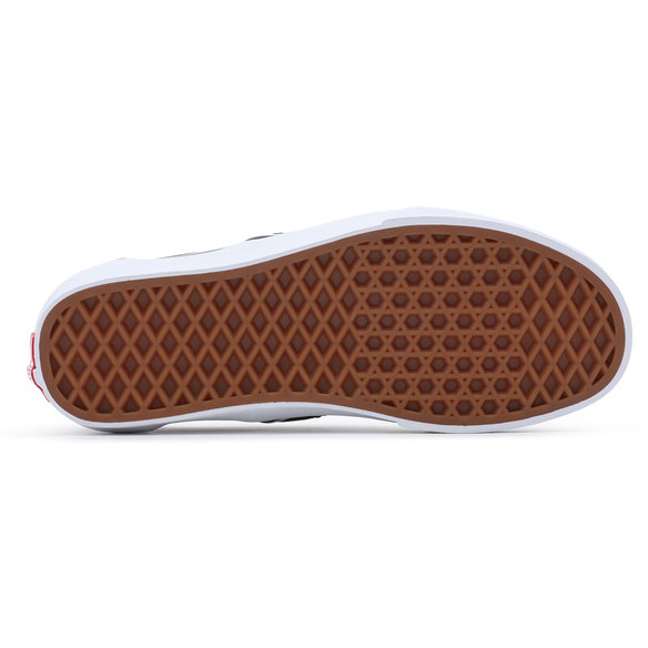 Vans Unisex Classic Slip On Fruit Checkerboard Shoes - Black / White