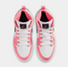 Nike Kids' Jordan 1 Mid Pink Gaze Shoes - Pink Gaze / Pearl Pink / White - Just For Sports
