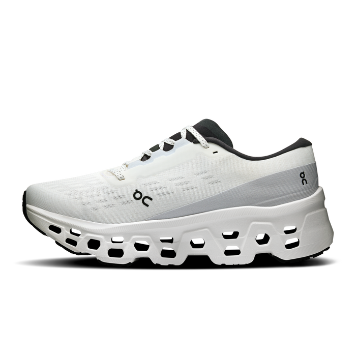 On Running Women's Cloudmonster 3 Shoes - White / White