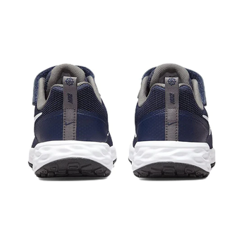 Nike Kid's Revolution 6 Shoes - Midnight Navy / Flat Pewter / White