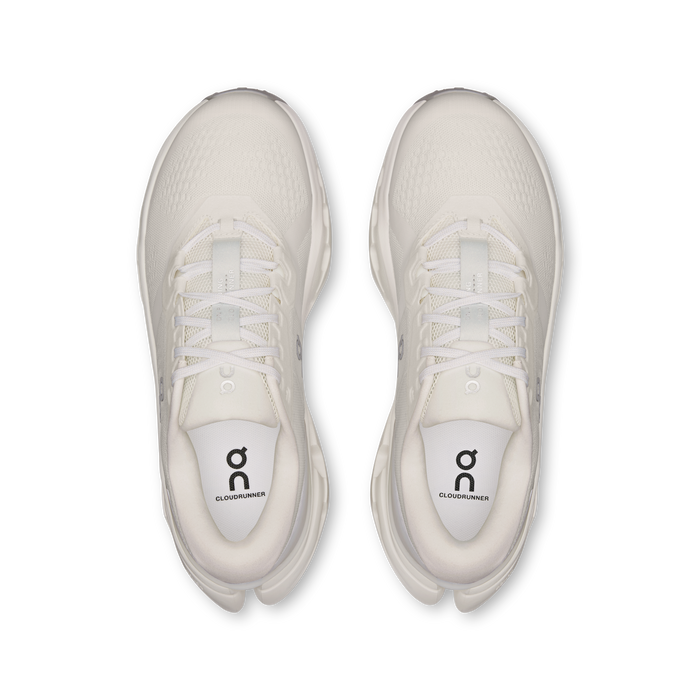 On Running Women's Cloudrunner 3 Shoes - White / Ivory - Just For Sports