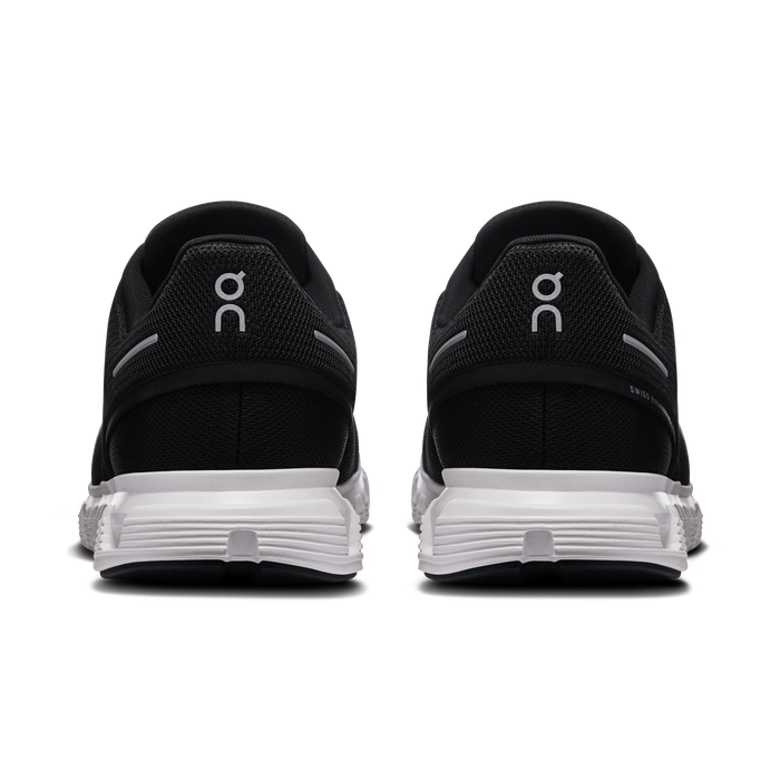 On Running Men's Cloud 6 Wide Shoes - Black / White - Just For Sports