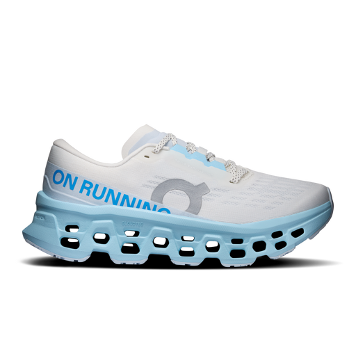 On Running Women's Cloudmonster 3 Shoes - Ivory / Topaz - Just For Sports