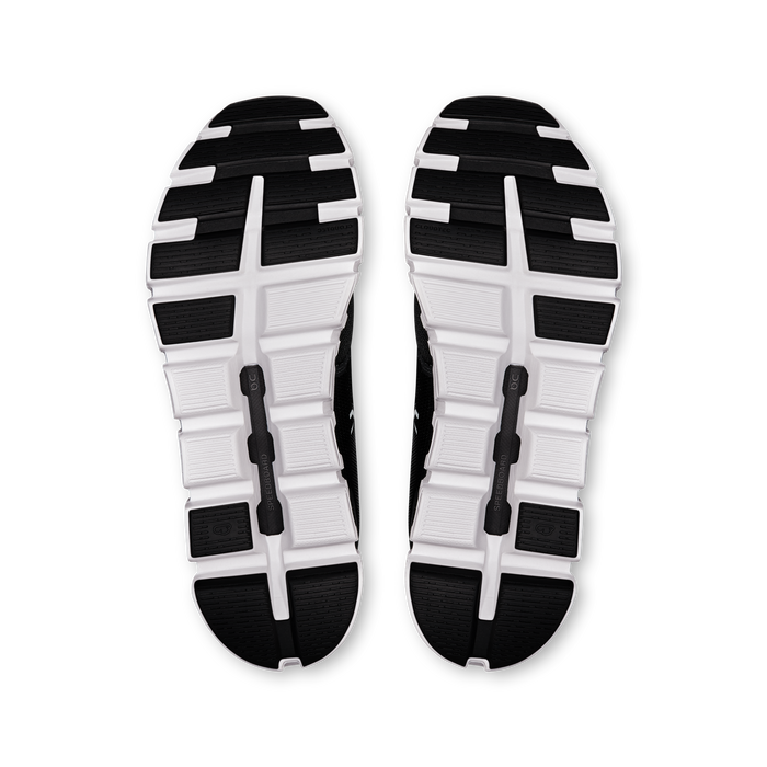 On Running Men's Cloud 6 Wide Shoes - Black / White - Just For Sports
