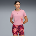 Puma Women's Floral Ribbon Tee - Poised Pink - Just For Sports