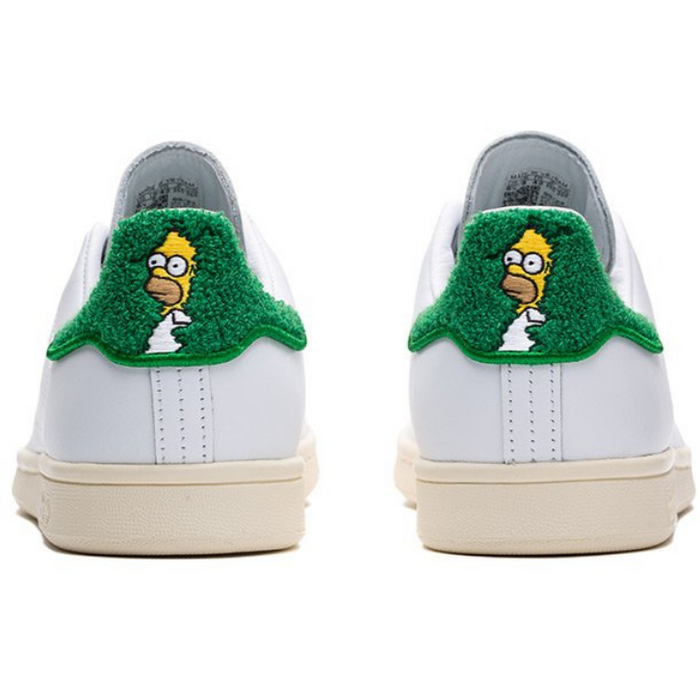 Adidas Men's Stan Smith Homer Simpson Shoes - White / Green / Gold Just For Sports Adidas Men's Stan Smith Homer Simpson Shoes - White / Green / Gold Just For Sports