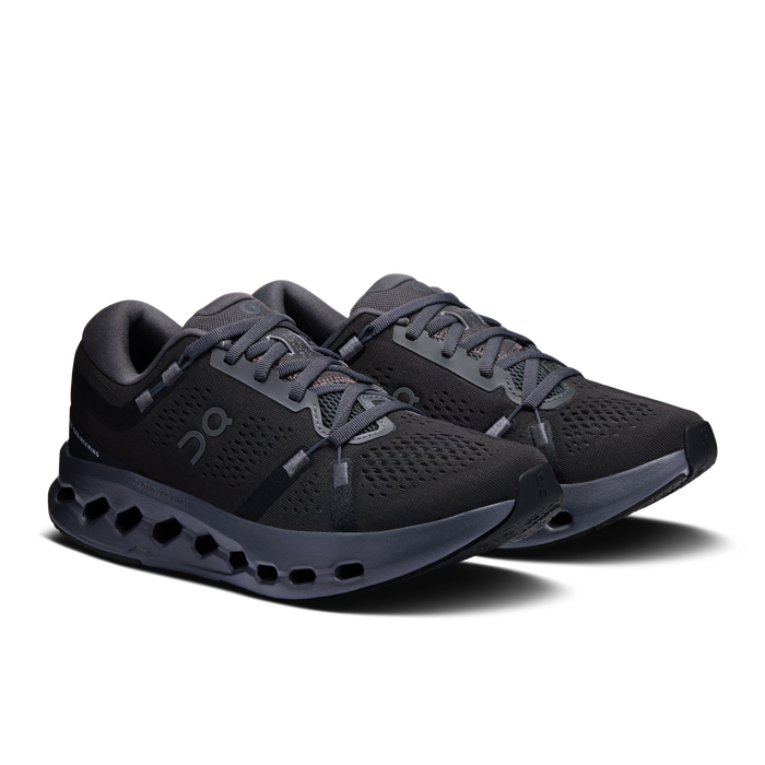 On Running Women's Cloudsurfer 2 Wide Shoes - Black / Black - Just For Sports