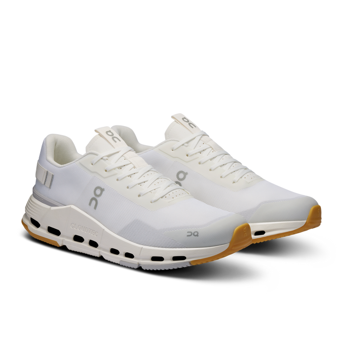 On Running Men's Cloudnova Form 2 Shoes - White / Ivory - Just For Sports