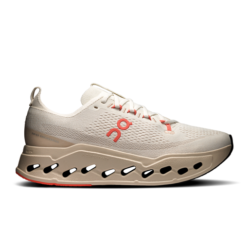 On Running Men's Cloudsurfer Max Shoes - Ivory / Salmon - Just For Sports