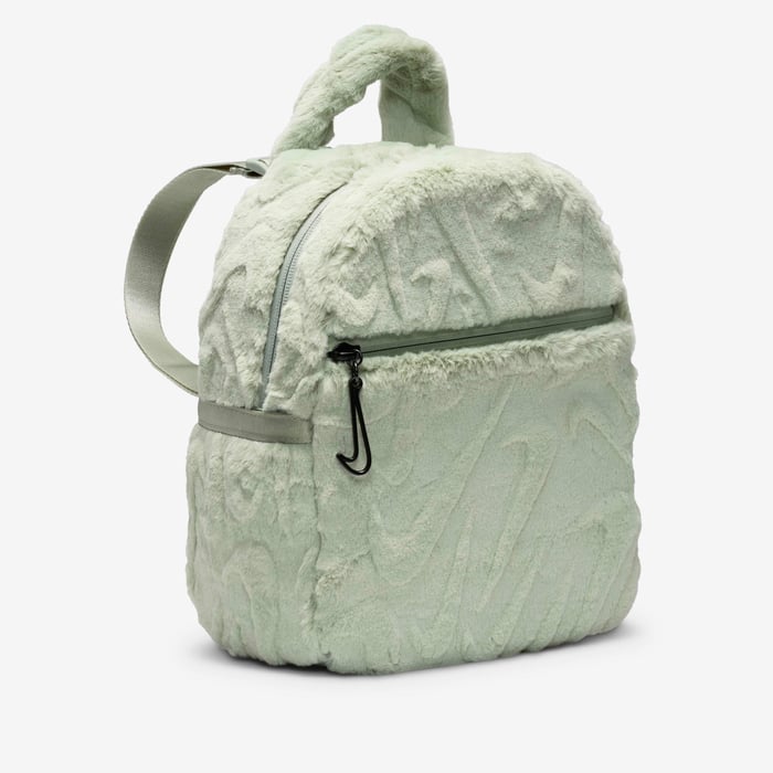 Nike Women's Nike Sportswear Futura Faux Fur Mini Backpack - Jade Horizon