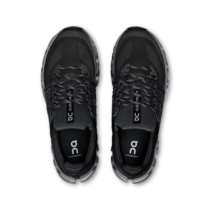 On Running Men's Cloudswift 4 Ad Shoes - Black / Rock - Just For Sports