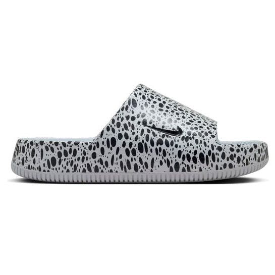 Nike Men's Calm Electric Slides - Footbal Grey / White / Black