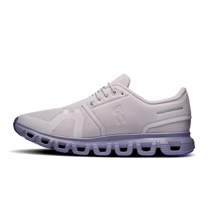 On Running Women's Cloud 6 Shoes - Ether / Tyrian
