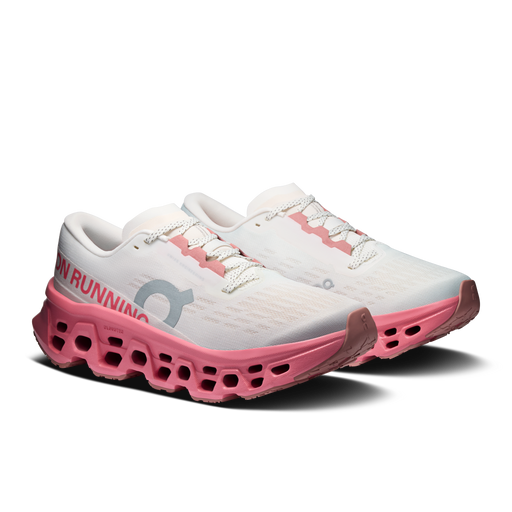 On Running Women's Cloudmonster 3 Shoes - Ivory / Camellia - Just For Sports