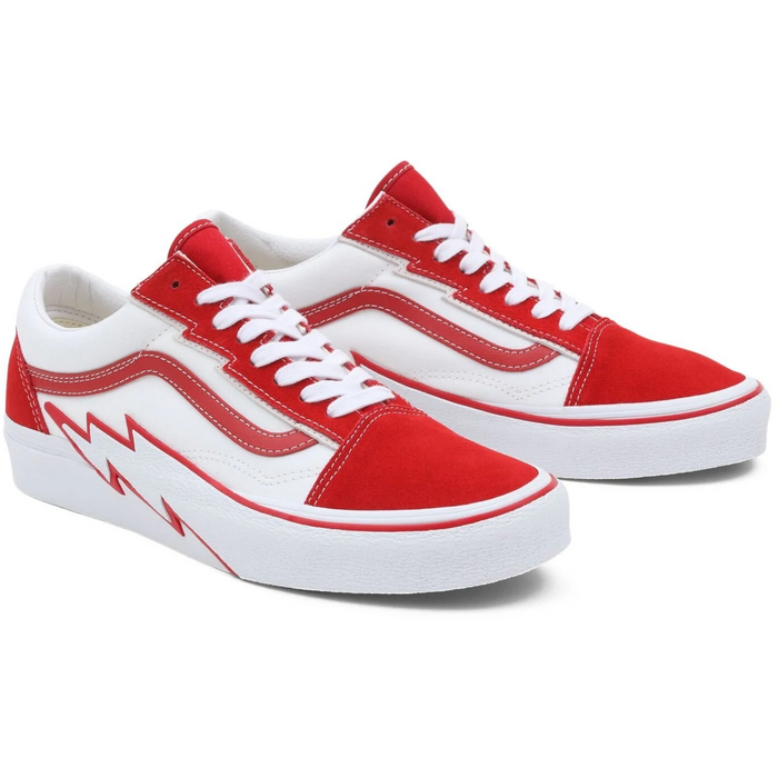Vans Old Skool Bolt Shoes - Red / White