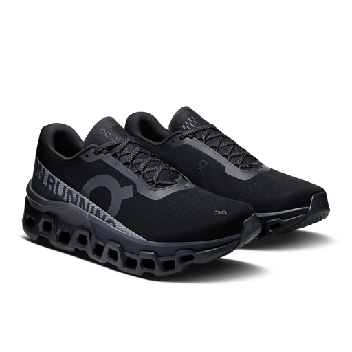 On Running Men's Cloudmonster 2 Shoes - Black / Black - Just For Sports