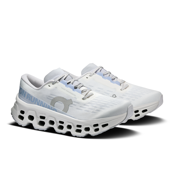 On Running Women's Cloudmonster 3 Shoes - White / Frost