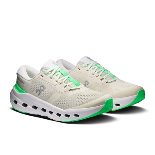 On Running Women's Cloudrunner 3 Shoes - Ghost / Verdite - Just For Sports