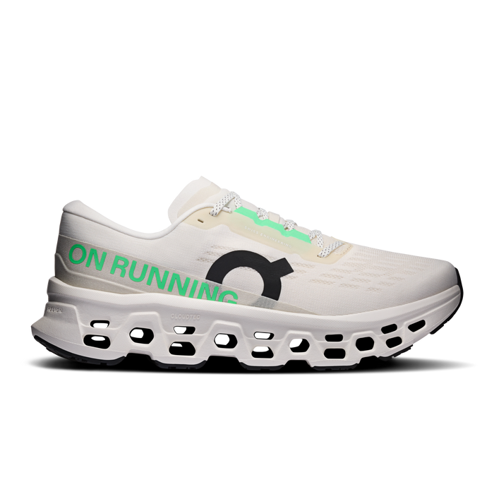 On Running Men's Cloudmonster 3 Shoes - Ivory / Ivory