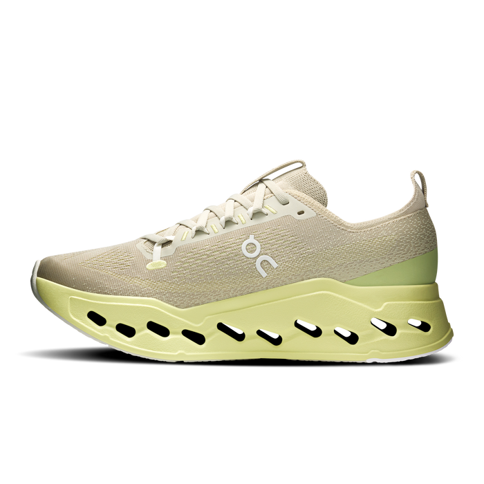 On Running Men's Cloudsurfer Max Shoes - Pelican / Limelight