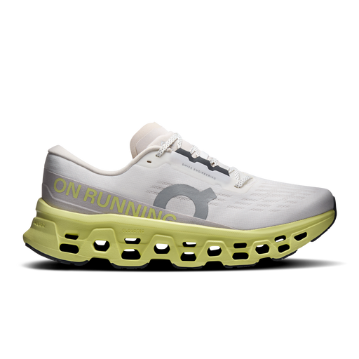 On Running Men's Cloudmonster 3 Shoes - Ivory / Limelight - Just For Sports