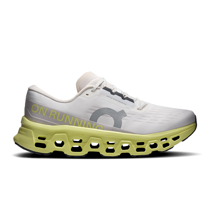 On Running Men's Cloudmonster 3 Shoes - Ivory / Limelight - Just For Sports