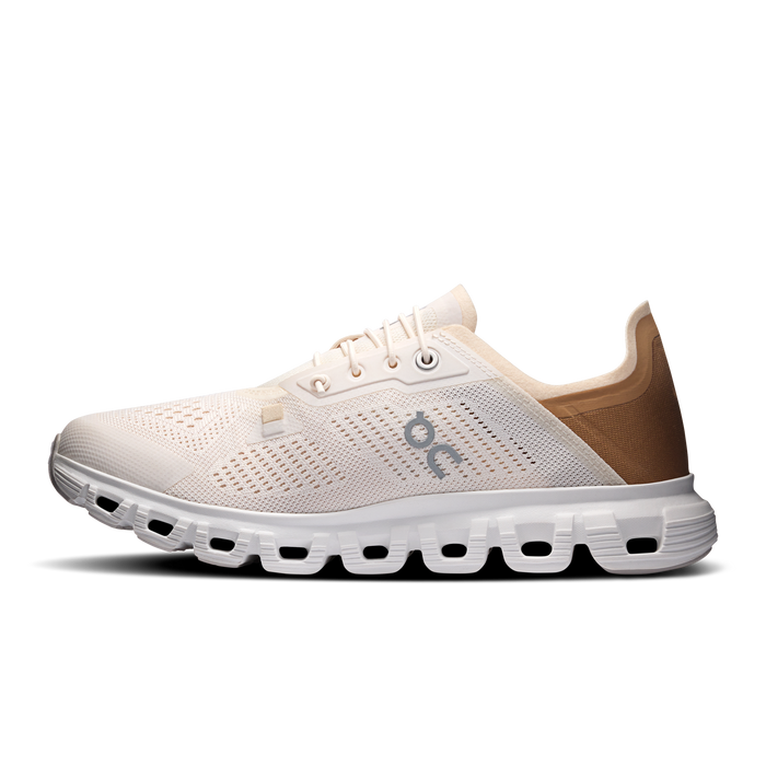 On Running Women's Cloud 6 Coast Shoes - Gardenia / Sphinx