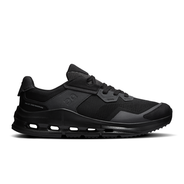 On Running Men's Cloudnova Rift Shoes - Black / Black