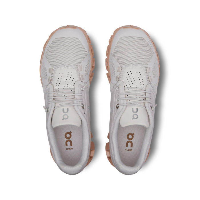 On Running Women's Cloud 5 Shoes - Sand / Rosebrown