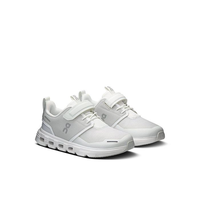 On Running Kids' Cloud Play 2 Shoes - White / White