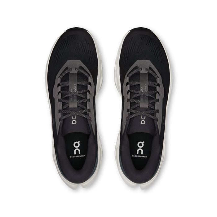 On Running Men's Cloudrunner 3 Shoes - Black / Ivory - Just For Sports
