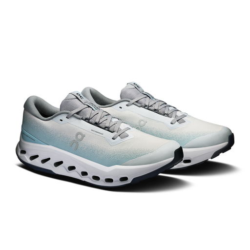 On Running Men's Cloudsurfer Trail 2 Waterproof Shoes - Glacier / Tide - Just For Sports