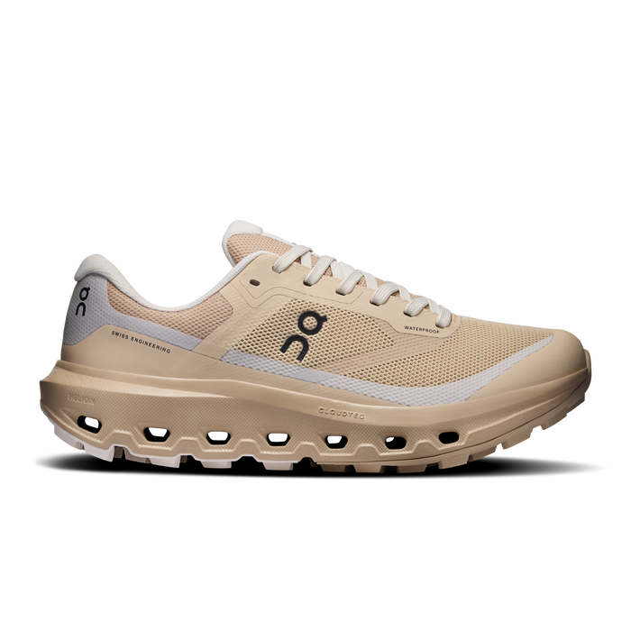 On Running Women's Cloudvista 3 Waterproof Shoes - Sand / Ice