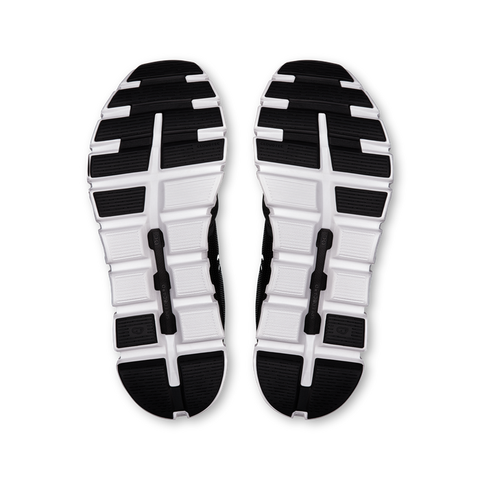 On Running Women's Cloud 6 Wide Shoes - Black / White - Just For Sports